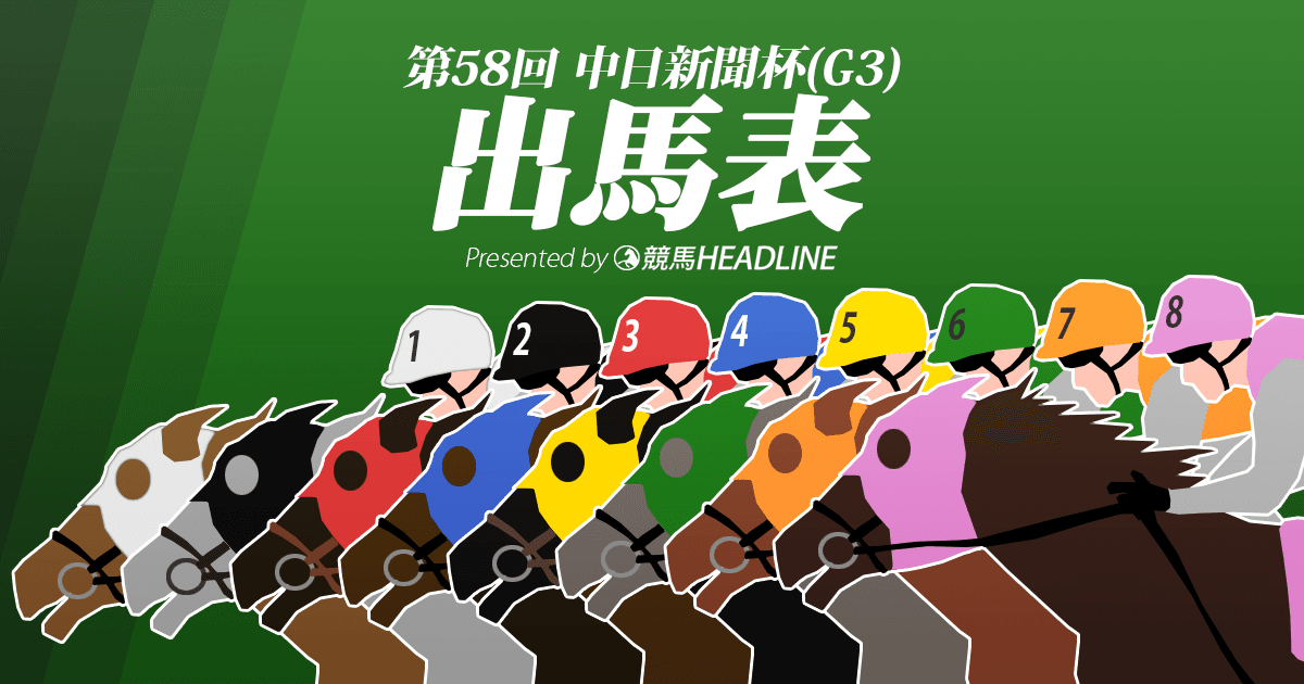第58回「中日新聞杯」出馬表 競馬ヘッドライン 第58回「中日新聞杯」出馬表 競馬ヘッドライン